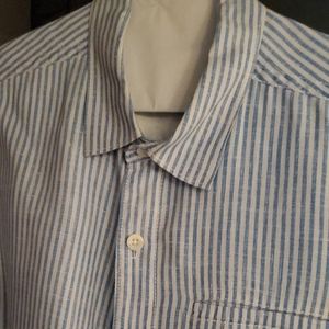 Tommy Bahama  stripe linen shirt